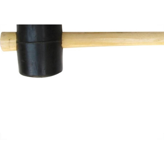 Martelo De Borracha Preto Roma 80Mm