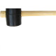 Martelo De Borracha Preto Roma 80Mm