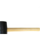 Martelo De Borracha Preto Roma 80Mm
