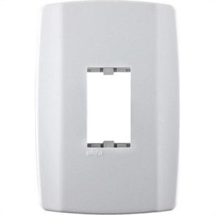 Placa Conjunto Modular Slim 4X2 - 1 Modulo Vertical Com Suporte 82060