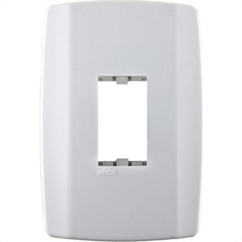 Placa Conjunto Modular Slim 4X2 - 1 Modulo Vertical Com Suporte 82060 Placa Conjunto Modular Slim 4X2 - 1 Modulo Vertical Com Suporte 82060