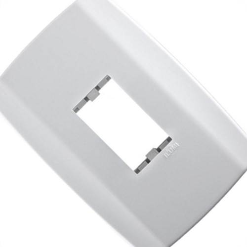 Placa Conjunto Modular Slim 4X2 - 1 Modulo Vertical Com Suporte 82060 Placa Conjunto Modular Slim 4X2 - 1 Modulo Vertical Com Suporte 82060