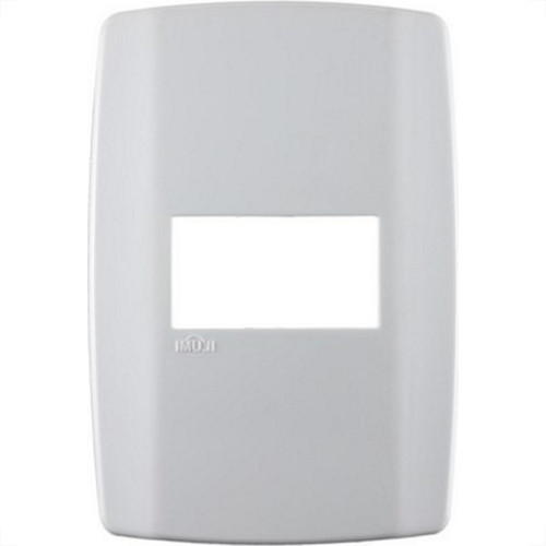 Placa Conjunto Modular Slim 4X2 - 1 Modulo Horizontal Com Suporte 82070