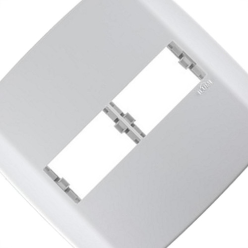 Placa Conjunto Modular Slim 4X4 - 1 Modulo + 1Modulo Separados Horizontais Com Suporte 83060 Placa Conjunto Modular Slim 4X4 - 1 Modulo + 1Modulo Separados Horizontais Com Suporte 83060
