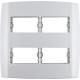 Placa Conjunto Modular Slim 4X4 - 2 Modulos + 2 Modulos Separados Com Suporte 83070 Placa Conjunto Modular Slim 4X4 - 2 Modulos + 2 Modulos Separados Com Suporte 83070