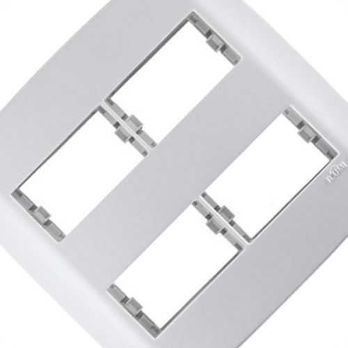 Placa Conjunto Modular Slim 4X4 - 2 Modulos + 2 Modulos Separados Com Suporte 83070 Placa Conjunto Modular Slim 4X4 - 2 Modulos + 2 Modulos Separados Com Suporte 83070