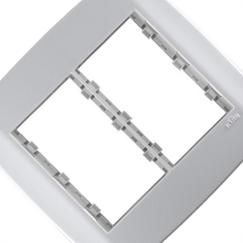Placa Conjunto Modular Slim 4X4 - 3 Modulos + 3 Modulos Juntos Com Suporte 83090 Placa Conjunto Modular Slim 4X4 - 3 Modulos + 3 Modulos Juntos Com Suporte 83090