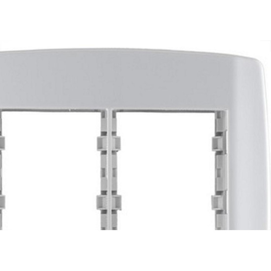 Placa Conjunto Modular Slim 4X4 - 3 Modulos + 3 Modulos Juntos Com Suporte 83090 Placa Conjunto Modular Slim 4X4 - 3 Modulos + 3 Modulos Juntos Com Suporte 83090
