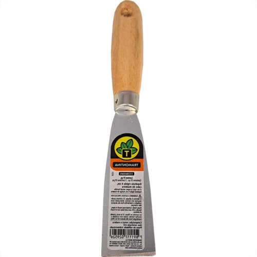 Espatula Tramontina Aco Rigido Cabo Madeira 4Cm - 77394/045