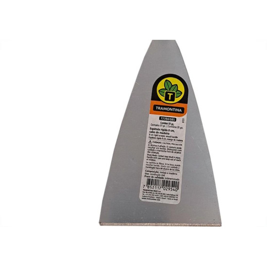 Espatula Tramontina Aco Rigido Cabo Madeira 8Cm - 77394/085