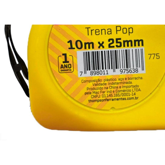 Trena Thompson Color Pop Com Trava 10Mx25Mm Trena Thompson Color Pop Com Trava 10Mx25Mm