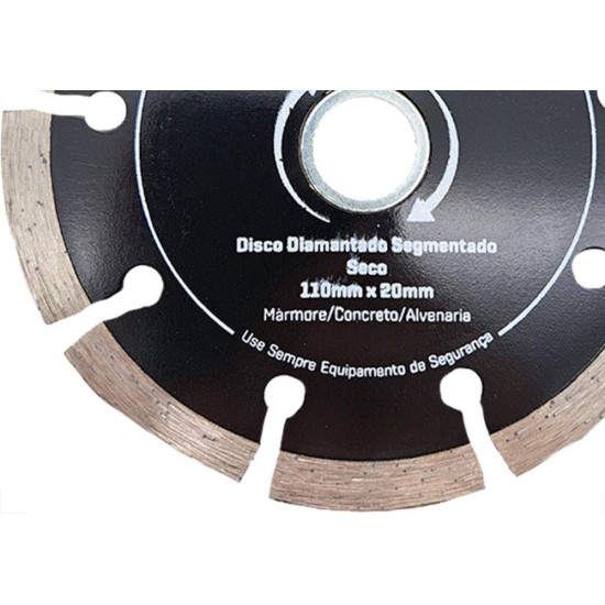 Disco Diamantado Thompson Segmentado Seco 110Mm X 20Mm - 691 Disco Diamantado Thompson Segmentado Seco 110Mm X 20Mm - 691