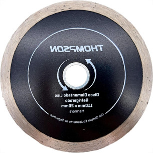 Disco Diamantado Thompson Liso Refrigerado 110Mm X 20Mm - 692