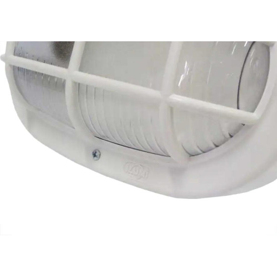 Luminaria Tartaruga Ilumi Pvc Branca 25W. - 250V. - 16110