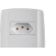 Conjunto Ilumi Slim Branco Com Placa 2 Tomadas 2P+T. 20A. - 80121 Monobloco Conjunto Ilumi Slim Branco Com Placa 2 Tomadas 2P+T. 20A. - 80121 Monobloco