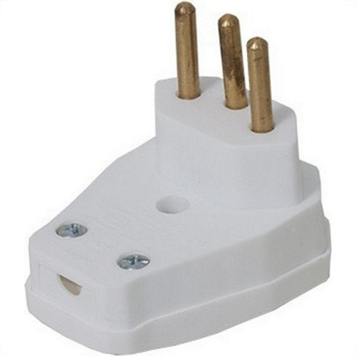 Pino Prensa Cabo Interneed 2 Polos+Terra 10A. Branco - 54573 - Kit C/10 Pecas