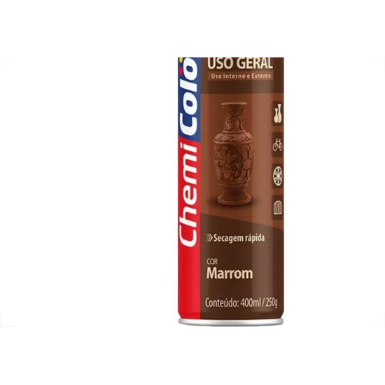 Spray Chemicolor Marrom 400Ml/250G. Spray Chemicolor Marrom 400Ml/250G.