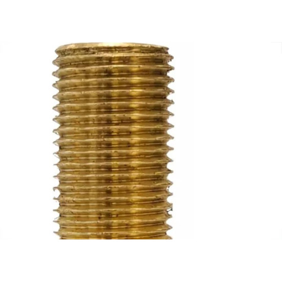 Aumento De Latao Amarelo 1/2'' Medio Metais Rei - Kit C/6 Pecas