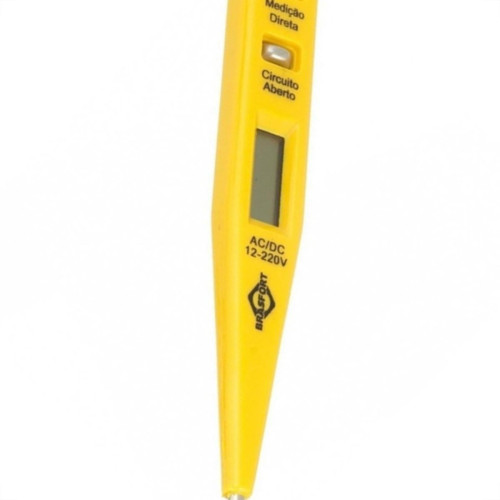 Chave Fenda Teste Digital Brasfort Com Display 12V. - 220V. - 8187 Chave Fenda Teste Digital Brasfort Com Display 12V. - 220V. - 8187