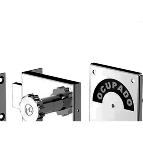 Tarjeta Livre/Ocupado Soprano Cromada Tarjeta Livre/Ocupado Soprano Cromada