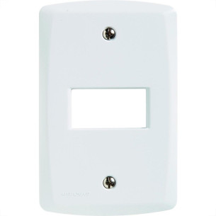 Placa Conjunto Modular Tramontina Lux 4X2 - 1 Modulo Horizontal 57105004