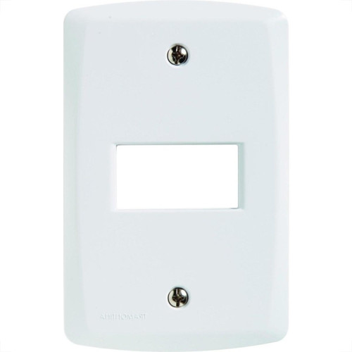 Placa Conjunto Modular Tramontina Lux 4X2 - 1 Modulo Horizontal 57105004 Placa Conjunto Modular Tramontina Lux 4X2 - 1 Modulo Horizontal 57105004