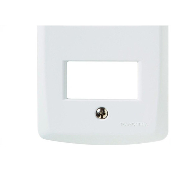 Placa Conjunto Modular Tramontina Lux 4X2 - 2 Modulos Separados 57105206 Placa Conjunto Modular Tramontina Lux 4X2 - 2 Modulos Separados 57105206