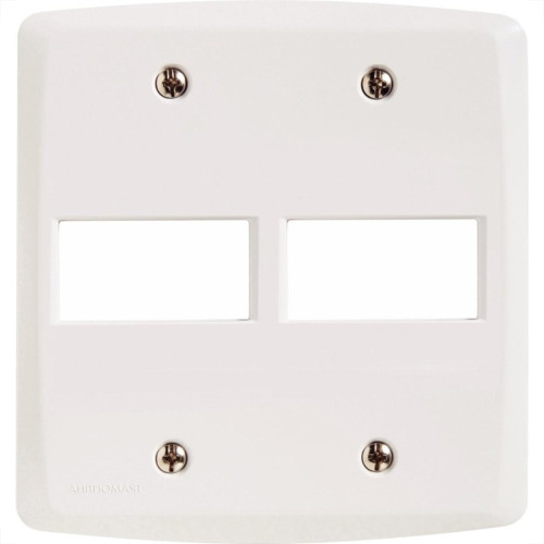 Placa Conjunto Modular Tramontina Lux 4X4 - 2 Modulos 57105/023 Placa Conjunto Modular Tramontina Lux 4X4 - 2 Modulos 57105/023