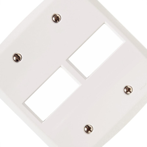 Placa Conjunto Modular Tramontina Lux 4X4 - 2 Modulos 57105/023 Placa Conjunto Modular Tramontina Lux 4X4 - 2 Modulos 57105/023