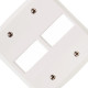 Placa Conjunto Modular Tramontina Lux 4X4 - 2 Modulos 57105/023 Placa Conjunto Modular Tramontina Lux 4X4 - 2 Modulos 57105/023