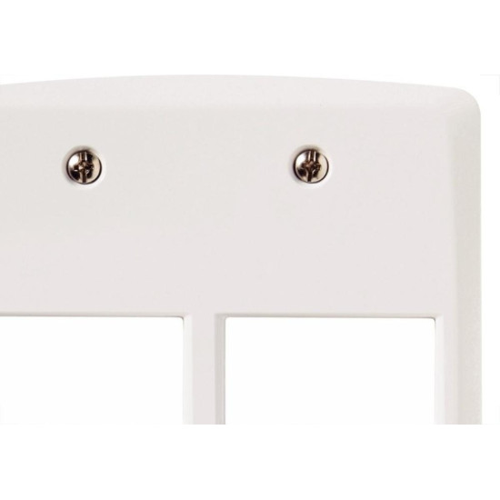 Placa Conjunto Modular Tramontina Lux 4X4 - 2 Modulos 57105/023 Placa Conjunto Modular Tramontina Lux 4X4 - 2 Modulos 57105/023