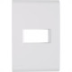 Placa Conjunto Modular Tramontina Liz 4X2 - 1 Modulo Horizontal 57106/204