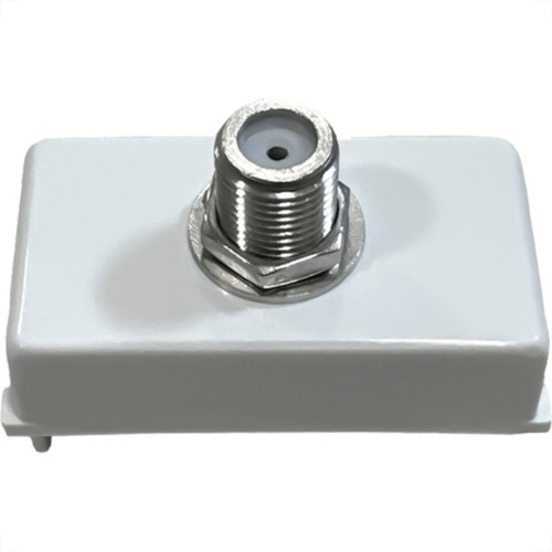 Modulo Tramontina Liz/Lux² Tomada Tv Sat Branca Para Fio Coaxial - 57115/042 Modulo Tramontina Liz/Lux² Tomada Tv Sat Branca Para Fio Coaxial - 57115/042