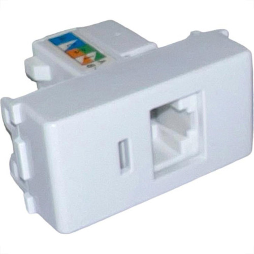 Modulo Tramontina Liz/Lux² Tomada Rj45 Branca - 57115/056 Modulo Tramontina Liz/Lux² Tomada Rj45 Branca - 57115/056
