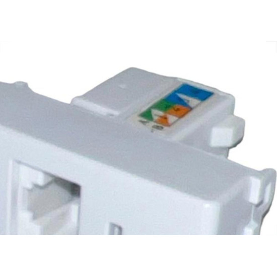Modulo Tramontina Liz/Lux² Tomada Rj45 Branca - 57115/056 Modulo Tramontina Liz/Lux² Tomada Rj45 Branca - 57115/056