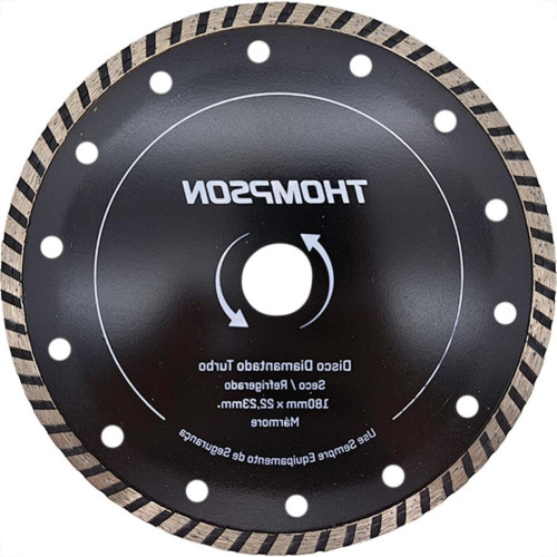 Disco Diamantado Thompson Turbo Seco / Refrigerado 180Mm X 22,23Mm - 7'' - 867 Disco Diamantado Thompson Turbo Seco / Refrigerado 180Mm X 22,23Mm - 7'' - 867