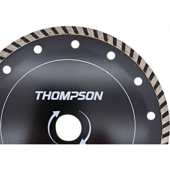 Disco Diamantado Thompson Turbo Seco / Refrigerado 180Mm X 22,23Mm - 7'' - 867 Disco Diamantado Thompson Turbo Seco / Refrigerado 180Mm X 22,23Mm - 7'' - 867