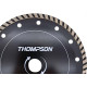 Disco Diamantado Thompson Turbo Seco / Refrigerado 180Mm X 22,23Mm - 7'' - 867 Disco Diamantado Thompson Turbo Seco / Refrigerado 180Mm X 22,23Mm - 7'' - 867