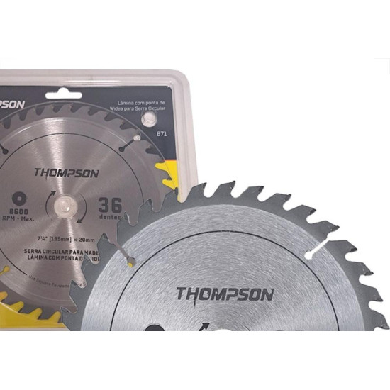 Serra Circular Widea Thompson 7.1/4''X 36 Dentes X 20Mm Serra Circular Widea Thompson 7.1/4''X 36 Dentes X 20Mm