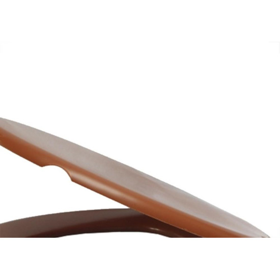 Assento Sanitario Almofadado Alumasa Caramelo