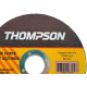 Disco Aco Inox Thompson - 4.1/2''X5/128''X7/8'' - Fino 1,0Mm - Kit C/10 Pecas Disco Aco Inox Thompson - 4.1/2''X5/128''X7/8'' - Fino 1,0Mm - Kit C/10 Pecas