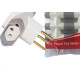 Pino 3 Saidas Luster 2 Polos+Terra 10A. Branco/Cinza - 2044 - Kit C/10 Pecas Pino 3 Saidas Luster 2 Polos+Terra 10A. Branco/Cinza - 2044 - Kit C/10 Pecas