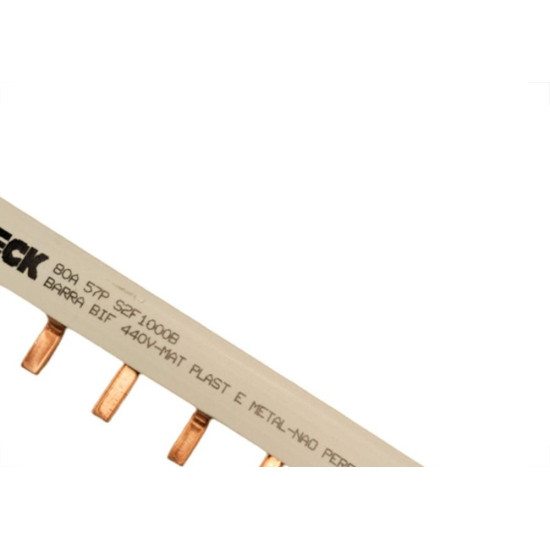 Barramento Steck Bifasico Din Para 54 Disjuntores 80A. - S2F285B