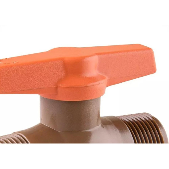 Registro Esfera Pvc Rosca Externa Higiban 3/4'' - Kit C/10 Pecas