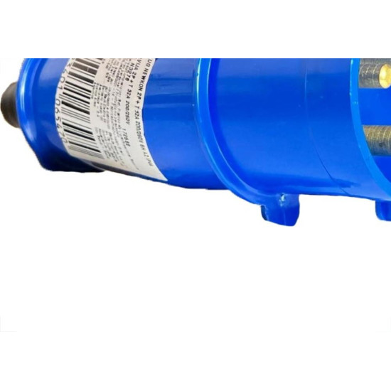 Acoplamento Industrial Macho Steck Newkon 2 Polos+Terra 200V. A 250V. 16A. Azul N3076