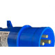 Acoplamento Industrial Macho Steck Newkon 3 Polos+Terra 200V. A 250V. 32A. Azul N4279