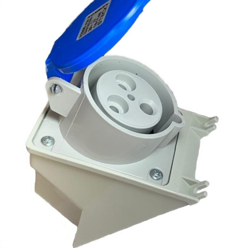 Tomada Industrial Sobrepor Steck Newkon 2 Polos+Terra 200V. A 250V. 16A. Azul - N3006 Tomada Industrial Sobrepor Steck Newkon 2 Polos+Terra 200V. A 250V. 16A. Azul - N3006