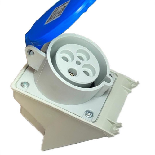 Tomada Industrial Sobrepor Steck Newkon 3 Polos+Terra 200V. A 250V. 32A. Azul - N4209 Tomada Industrial Sobrepor Steck Newkon 3 Polos+Terra 200V. A 250V. 32A. Azul - N4209