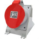 Tomada Industrial Sobrepor Steck Newkon 3 Polos+Terra 380V. A 440V. 32A. Vermelha - N4206 Tomada Industrial Sobrepor Steck Newkon 3 Polos+Terra 380V. A 440V. 32A. Vermelha - N4206