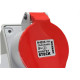 Tomada Industrial Sobrepor Steck Newkon 3 Polos+Terra 380V. A 440V. 32A. Vermelha - N4206 Tomada Industrial Sobrepor Steck Newkon 3 Polos+Terra 380V. A 440V. 32A. Vermelha - N4206